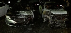 Масштабный пожар: в Полтаве на стоянке сгорели машины (обновлено)