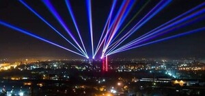 Где и во сколько смотреть: по вечерам в Днепре будут показывать лазерно-световое шоу
