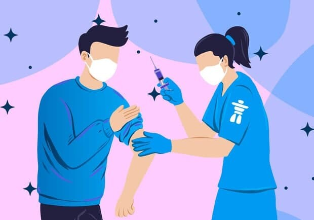 В ТРЦ Cosmo Multimall открыли массовой вакцинации от Covid-19. Фото: Vgorode