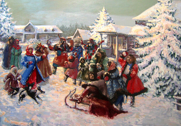 Старокиевские забавы. Зима и Новый год - фото