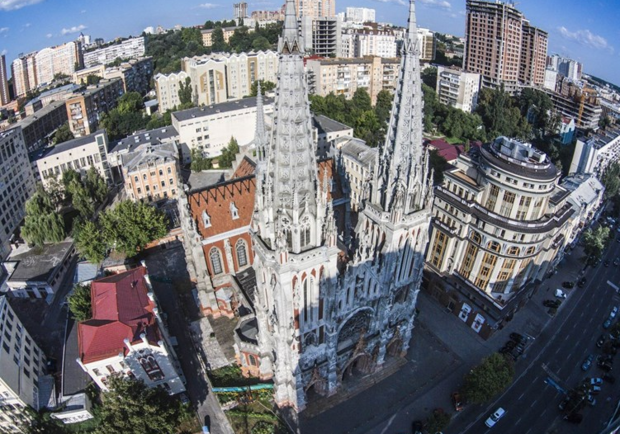 Ремонт Николаевского костела в Киеве не успеют закончить в этом году. 