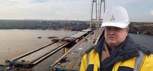 Запорожские мосты хотят назвать в честь погибшего мостостроителя