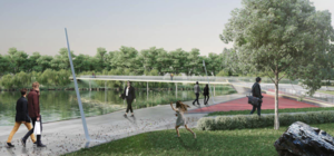 Как будет выглядеть набережная на левом берегу Днепра после реконструкции (видео)