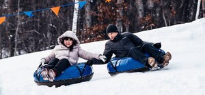 Под Киевом открылся семейный парк для зимних развлечений