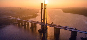 Появилась схема движения транспорта по вантовому мосту в Запорожье (карта)