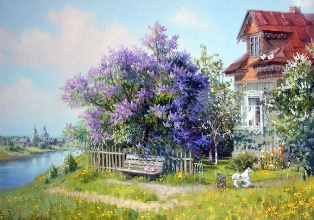 Выставка живописи Сергея Вовка «Мотивы лета» - фото