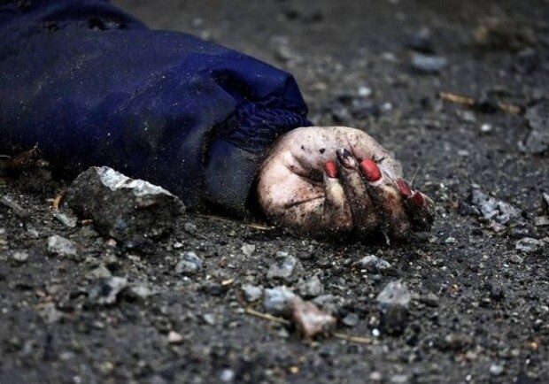 Визажистка узнала свою клиентку по фото погибшей с красным маникюром из Бучи - фото: Ukraine Media Centre