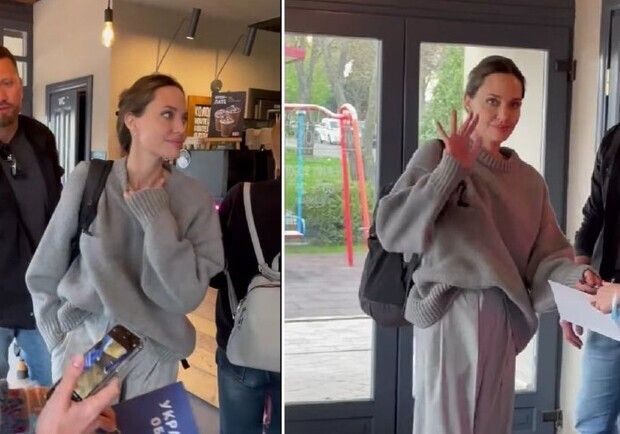 У кафе у Львові помітили Анджеліну Джолі – відео 