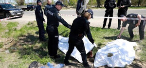 На Киевщине нашли братскую могилу с мирными жителями, среди которых был иностранец