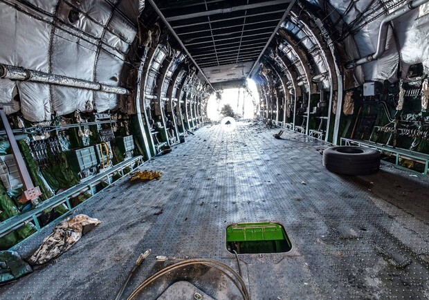  Стало відомо, як виглядає зруйнований Ан-225 "Мрія" зсередини. 