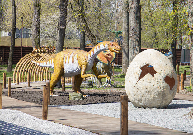 В Гидропарке вновь заработает крупнейший в Украине парк динозавров. 