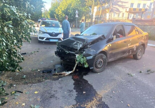 Под Киевом пьяный мужчина угнал и разбил автомобиль соседа 