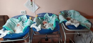 В роддоме Днепра впервые за 25 лет родилась тройня