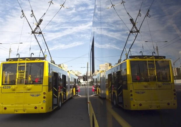 В субботу три троллейбусных маршрута Киева изменят движение. 