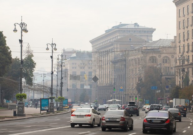 Киеве снова затягивает вредным смогом 