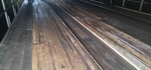 Військові відремонтували тимчасову дерев'яну переправу у Гостомелі 