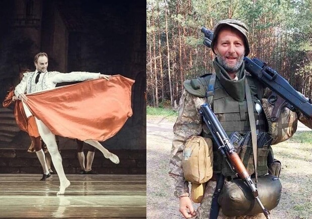 В Киеве простились с солистом балета Александром Шаповалом, погибшем на фронте. 