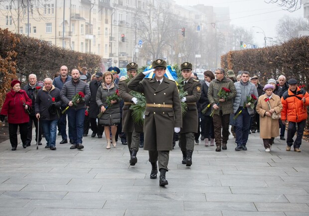 У Києві відзначили річницю визволення міста від нацистів. 