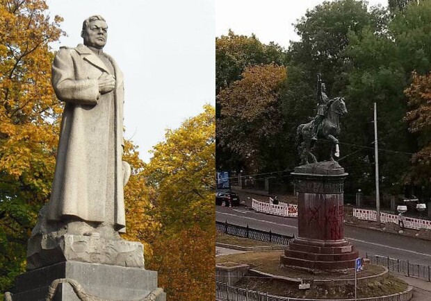 В Киеве демонтируют памятники советским военным начальникам 