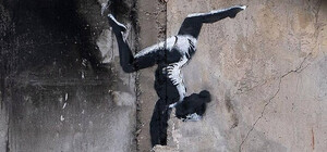 Граффити Бэнкси в Бородянке предлагают взять под охрану и оградить стеклом