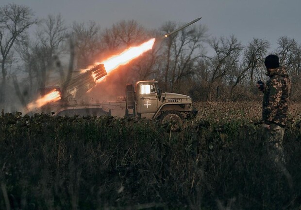 Карта боевых действий на Украине 13 декабря. 