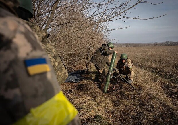 Карта бойових дій в Україні 3 січня. 