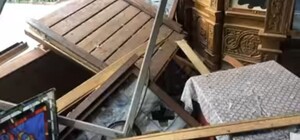 Під час нічної атаки по Одесі постраждала будівля храму УПЦ МП