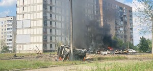 Полиция опубликовала фото последствий обстрела Первомайского