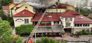 З'явилися подробиці масштабної пожежі в спа-готелі у Трускавці — відео 