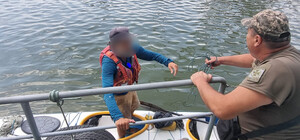 В Одесской области задержали француза-каякера, который незаконно пересек границу