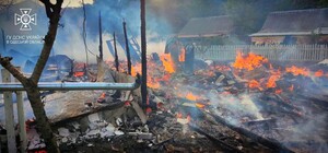 Под Одессой горела база отдыха