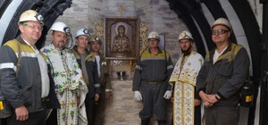 У Дніпропетровській області на глибині 265 метрів освятили каплицю