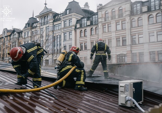 У Києві на Подолі сталася пожежа. 