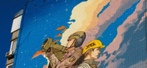 Новий мурал: у Києві присвятили стінопис ППО та енергетикам