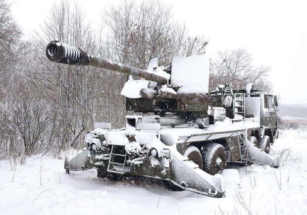 Карта бойових дій в Україні 19 грудня. 