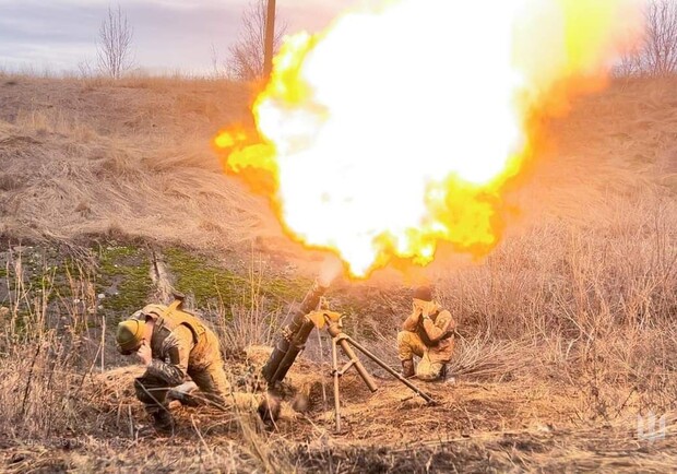 Карта бойових дій в Україні 23 грудня. 