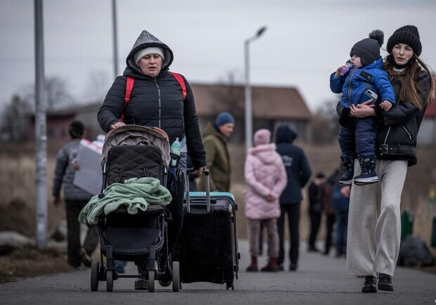 Из Киева уехали десятки тысяч внутренне перемещенных лиц. 