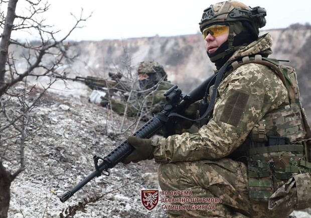 Карта бойових дій в Україні 14 лютого. 