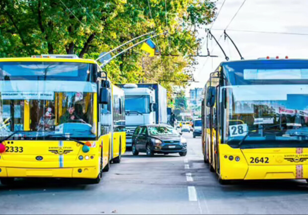 Изменения маршрутов транспорта в Киеве на выходных. 