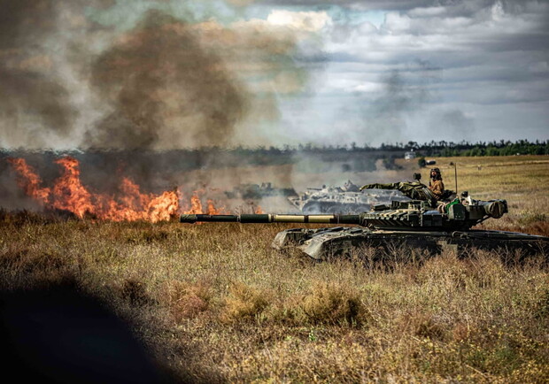 Карта боевых действий на Украине 9 ноября. 