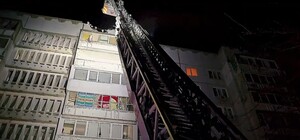 Ночной обстрел Харькова: беспилотник упал на многоэтажку в Салтовском районе