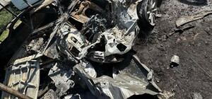 У Дніпрі ракета знищила автівку переселенки з Покровська