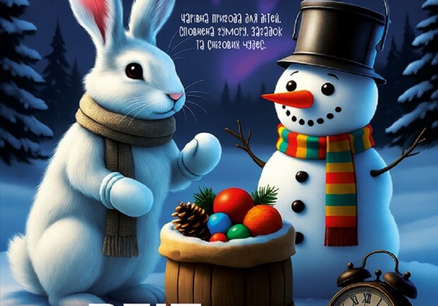 Зимний снеговорот - фото