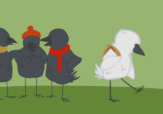 Белая ворона