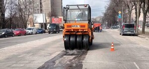 У старій частині Запоріжжя відремонтували понад 80 квадратних метрів доріг