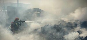 У Солонці сталася масштабна пожежа: відео 