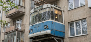 У Запоріжжі помітили незвичайний балкон з автобуса: де він знаходиться (фото)