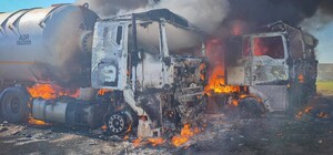 Российская армия атаковала юг Одесчины дронами: вспыхнули бензовозы и погиб человек