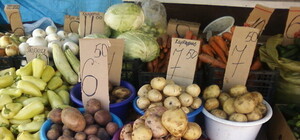 Фотофакт: на донецких рынках сильно подешевела картошка