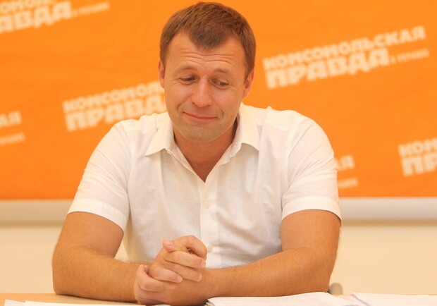 Глава Деснянского района Виктор Жеребнюк.
Фото Максима Люкова
